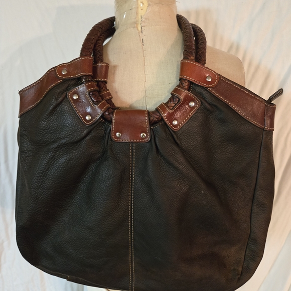 Fossil Dark Brown Leather Shoulder Bag - Picture 2 of 11